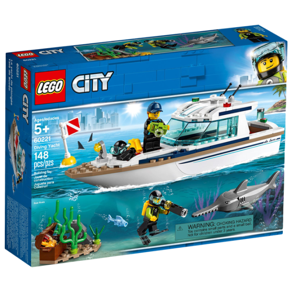 Детский конструктор LEGO Diving Yacht Судно/ Белый photo 1