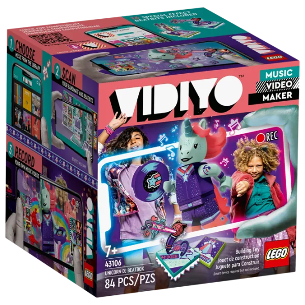 Constructor pentru copii LEGO Unicorn DJ BeatBox DJ BeatBox/ Multicolor photo 1