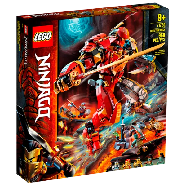 Детский конструктор LEGO Fire Stone Mech Ниндзяго/ Разноцветный photo 1