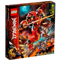 Детский конструктор LEGO Fire Stone Mech Ниндзяго/ Разноцветный