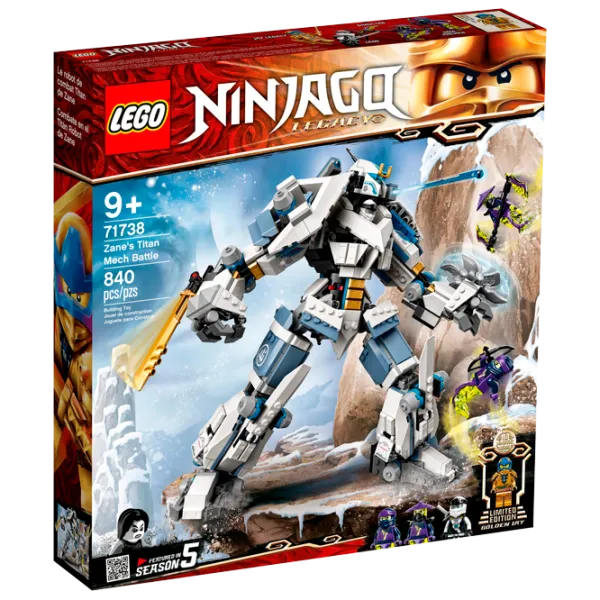 Детский конструктор LEGO Zane's Titan Mech Battle Ниндзяго/ Разноцветный photo 1
