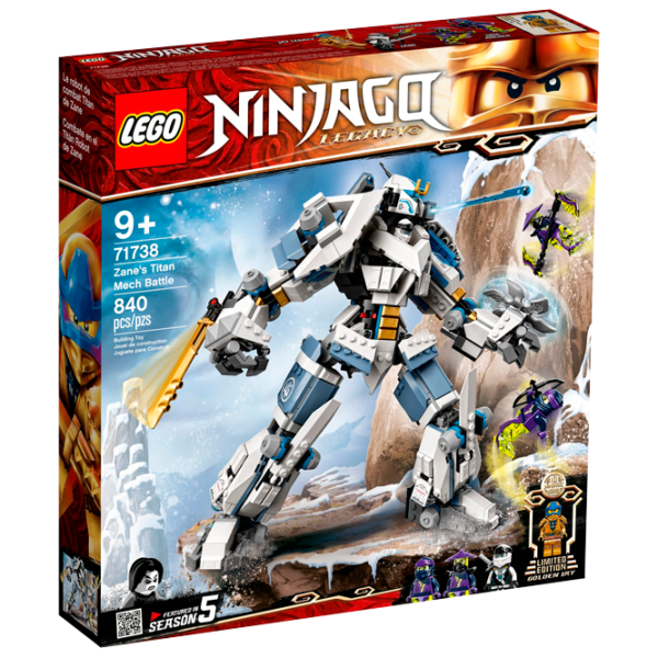 Детский конструктор LEGO Zane's Titan Mech Battle Ниндзяго/ Разноцветный photo 1