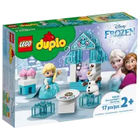 Детский конструктор LEGO Elsa and Olaf's Tea Party Эльза и Олаф/ Белый