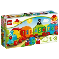 Конструктор LEGO Number Train Поезд/ Зелёный