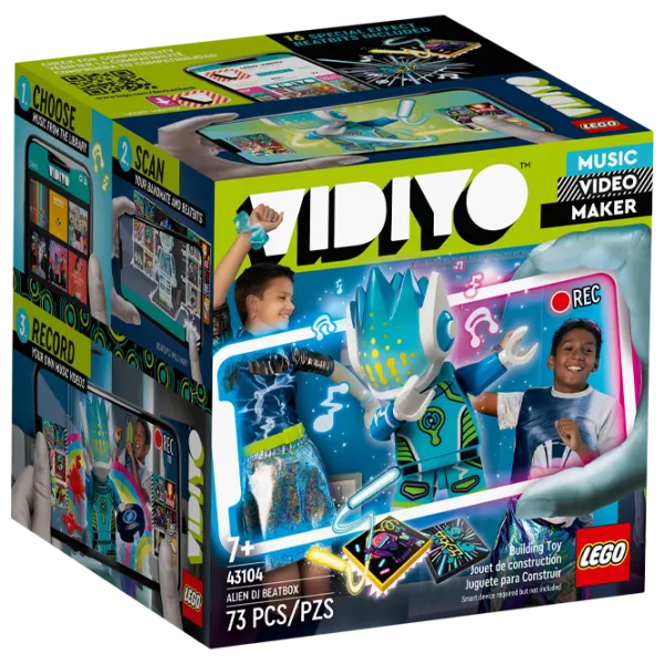 Детский конструктор LEGO Alien DJ BeatBox Чужой ди-джей/ Синий photo 1