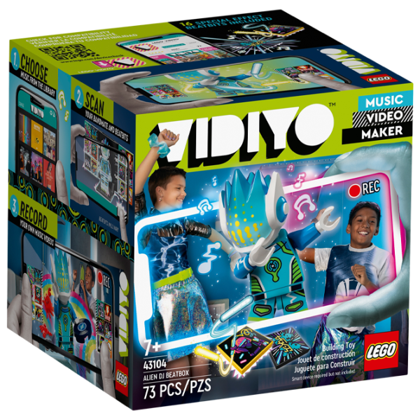 Детский конструктор LEGO Alien DJ BeatBox Чужой ди-джей/ Синий photo 1