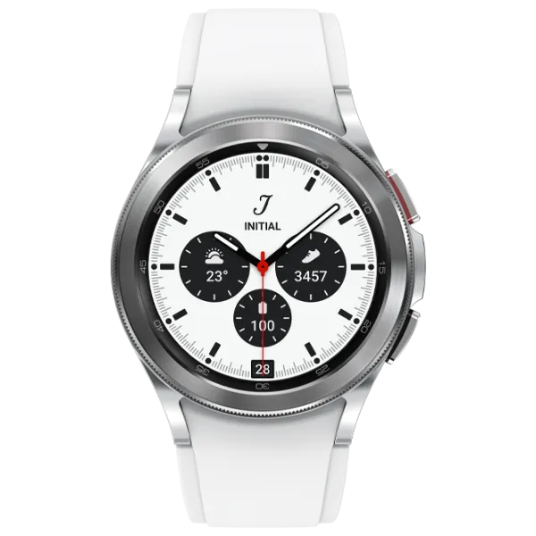 Умные часы Samsung Galaxy Watch4 Classic 1.2"/ 42 мм/ Серебряный -/ SM-R880NZSACIS photo 1