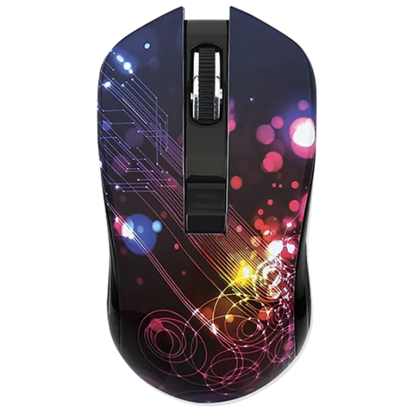 Mouse Qumo Fractal USB/ Black photo 1