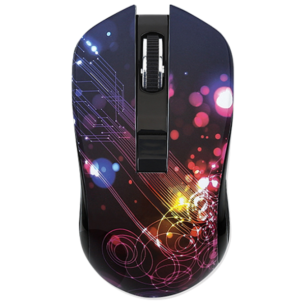 Mouse Qumo Fractal USB/ Black photo 1