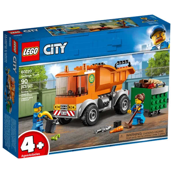 Конструктор LEGO Garbage Truck Мусоровоз/ Оранжевый photo 1