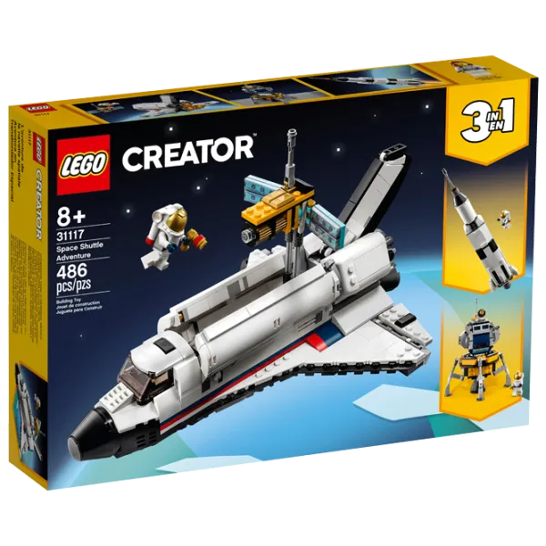 Конструктор LEGO Space Shuttle Adventure Космолёт/ Белый photo 1