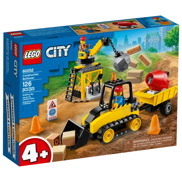 Детский конструктор LEGO Construction Bulldozer Строительный бульдозер/ Желтый photo 1