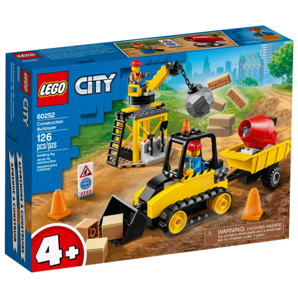 Детский конструктор LEGO Construction Bulldozer Строительный бульдозер/ Желтый photo 1