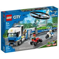Детский конструктор LEGO Police Helicopter Transport Вертолет/ Синий