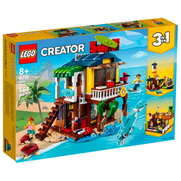 Конструктор LEGO Surfer Beach House Здание/ Разноцветный photo 1