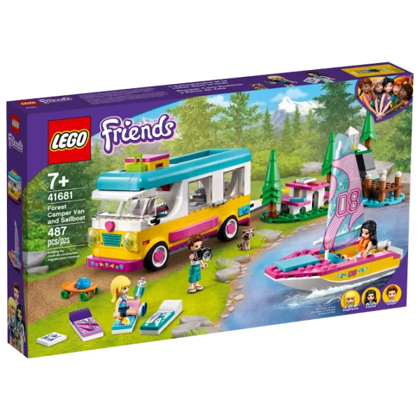 Детский конструктор LEGO Forest Camper Van and Sailboat Отдых на природе/ Разноцветный photo 1