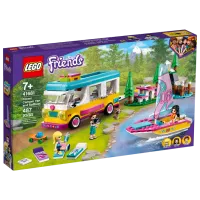 Детский конструктор LEGO Forest Camper Van and Sailboat Отдых на природе/ Разноцветный