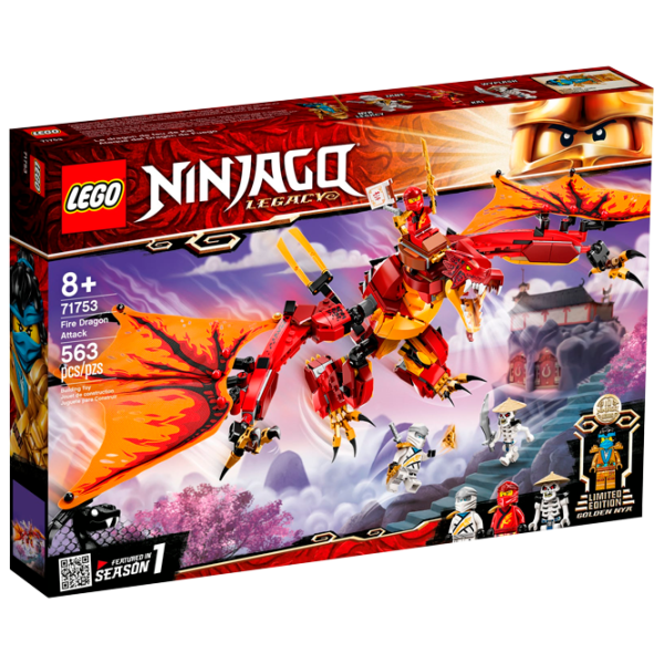 Детский конструктор LEGO Fire Dragon Attack Ниндзяго/ Разноцветный photo 1