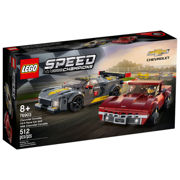 Детский конструктор LEGO Chevrolet Corvette1968 and C8.R Race Car Авто/ Разноцветный photo 1