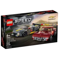 Детский конструктор LEGO Chevrolet Corvette1968 and C8.R Race Car Авто/ Разноцветный