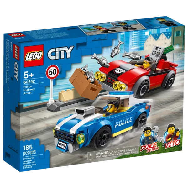 Детский конструктор LEGO Police Highway Arrest Полиция/ Синий photo 1