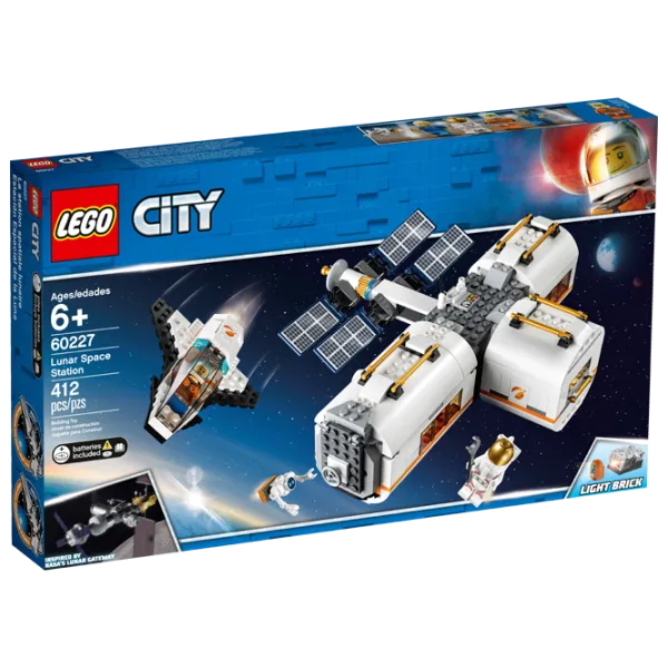Детский конструктор LEGO Lunar Space Station Космическая станция/ Белый photo 1
