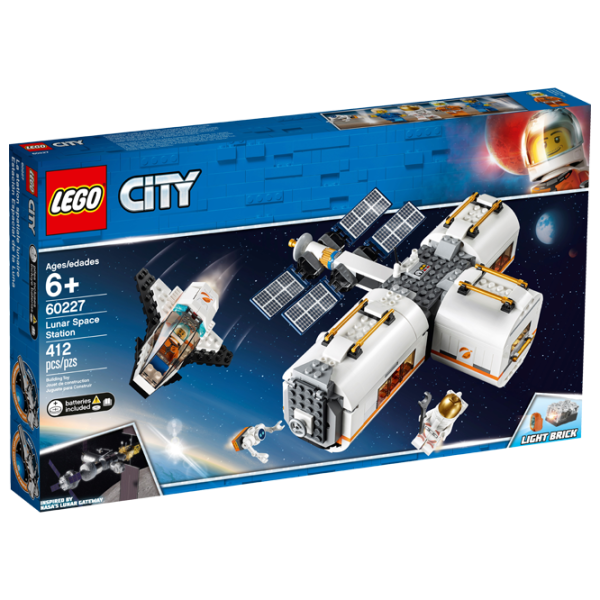 Детский конструктор LEGO Lunar Space Station Космическая станция/ Белый photo 1