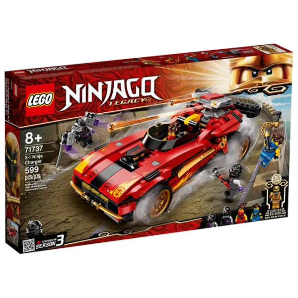 Детский конструктор LEGO X-1 Ninja Charger Транспорт/ Красный photo 1