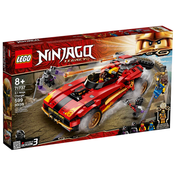 Детский конструктор LEGO X-1 Ninja Charger Транспорт/ Красный photo 1