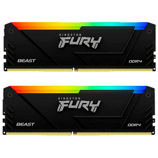 Memorie RAM Kingston FURY Beast RGB KF432C16BB12AK2/32  / DDR4 / 32 GB photo 3