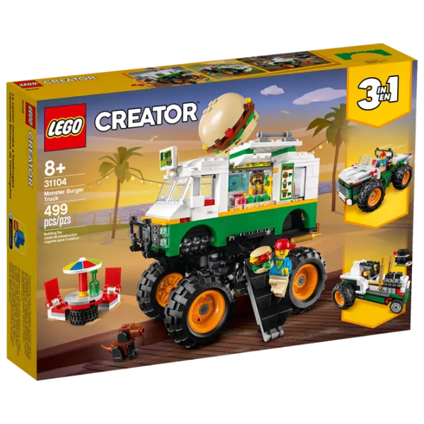 Детский конструктор LEGO Monster Burger Truck Авто/ Разноцветный photo 1
