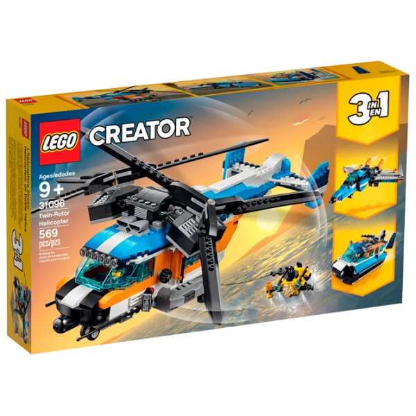 Детский конструктор LEGO Twin-Rotor Helicopter Транспорт/ Разноцветный photo 1