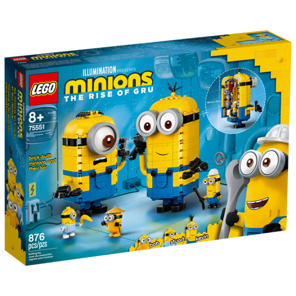 Конструктор LEGO Brick-built Minions and their Lair Персонаж из мультфильма/ Разноцветный photo 1