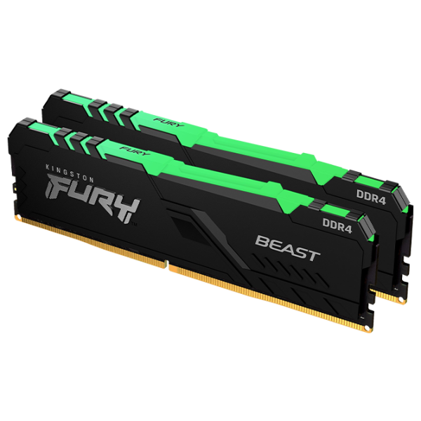 Оперативная память Kingston FURY Beast RGB KF432C16BB2AK2/ 64 DDR4/ 64 ГБ photo 1