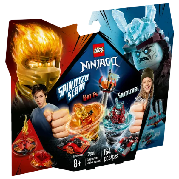 Детский конструктор LEGO Spinjitzu Slam - Kai vs. Samurai Битва/ Красный photo 1
