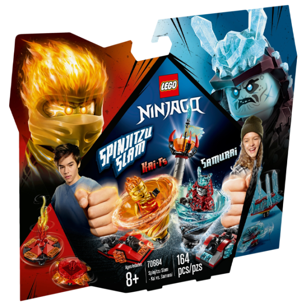 Детский конструктор LEGO Spinjitzu Slam - Kai vs. Samurai Битва/ Красный photo 1
