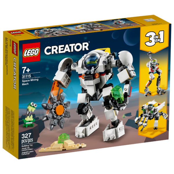 Детский конструктор LEGO Space Mining Mech Робот/ Белый photo 1
