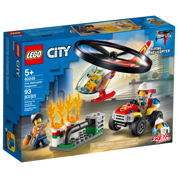 Детский конструктор LEGO Fire Helicopter Response Пожарные/ Красный photo 1