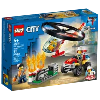 Детский конструктор LEGO Fire Helicopter Response Пожарные/ Красный