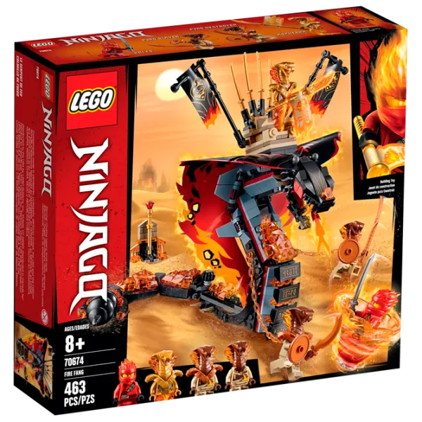 Детский конструктор LEGO Fire Fang Ниндзяго/ Разноцветный photo 1