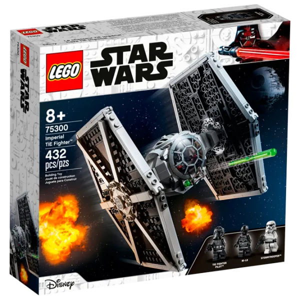 Детский конструктор LEGO Imperial TIE Fighter Космолёт/ Серый photo 1