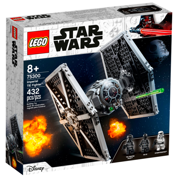 Детский конструктор LEGO Imperial TIE Fighter Космолёт/ Серый photo 1