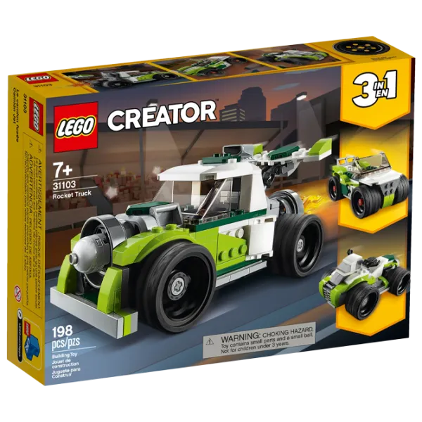 Детский конструктор LEGO Rocket Truck Автомобиль/ Зелёный photo 1