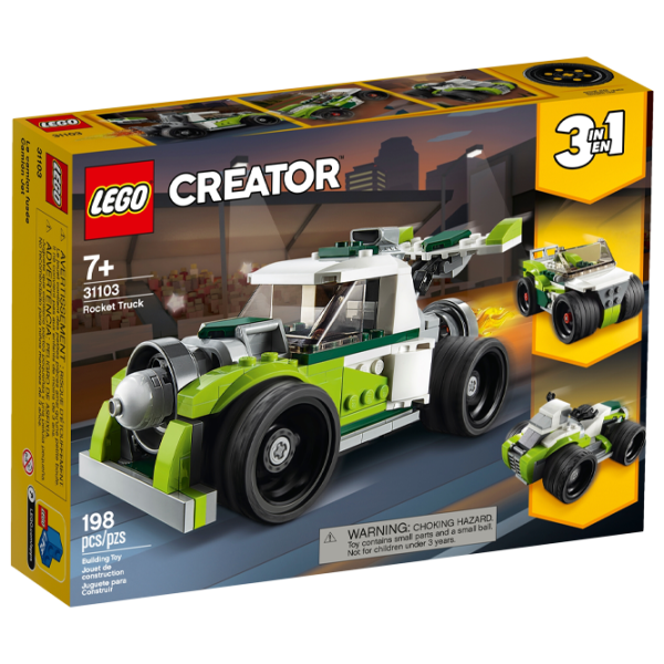 Детский конструктор LEGO Rocket Truck Автомобиль/ Зелёный photo 1