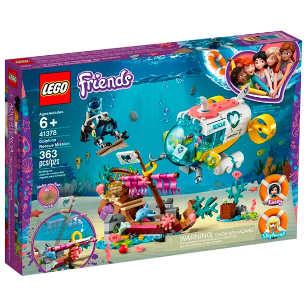 Детский конструктор LEGO Dolphins Rescue Mission Подводная лодка/ Разноцветный photo 1