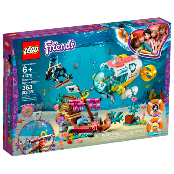 Детский конструктор LEGO Dolphins Rescue Mission Подводная лодка/ Разноцветный photo 1