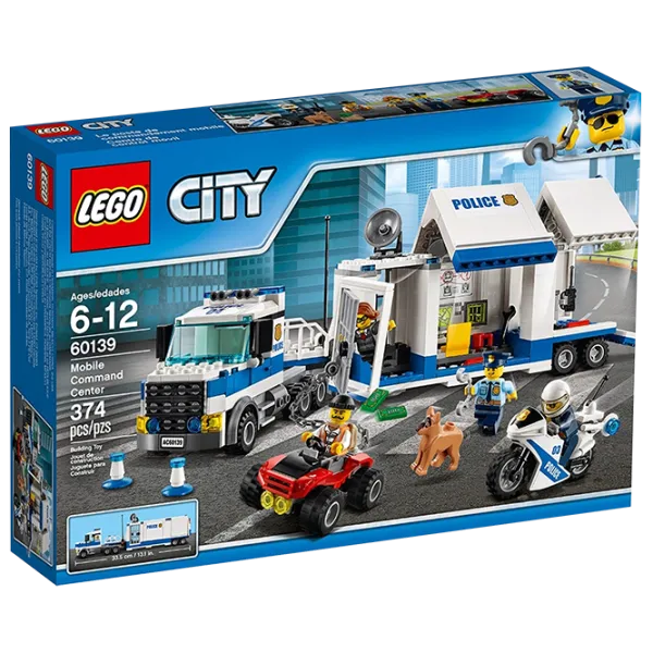 Детский конструктор LEGO Mobile Command Center Полиция/ Синий photo 1