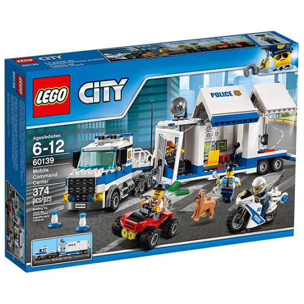 Детский конструктор LEGO Mobile Command Center Полиция/ Синий photo 1