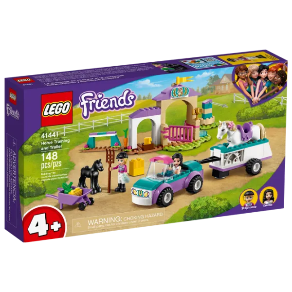 Детский конструктор LEGO Horse Training and Trailer Конюшня/ Фиолетовый photo 1