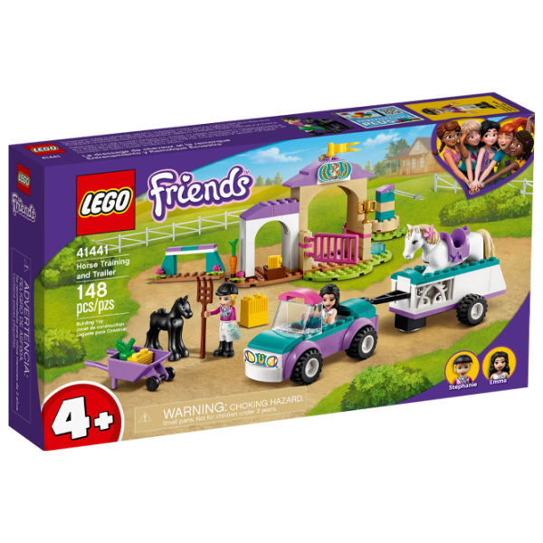 Детский конструктор LEGO Horse Training and Trailer Конюшня/ Фиолетовый photo 1